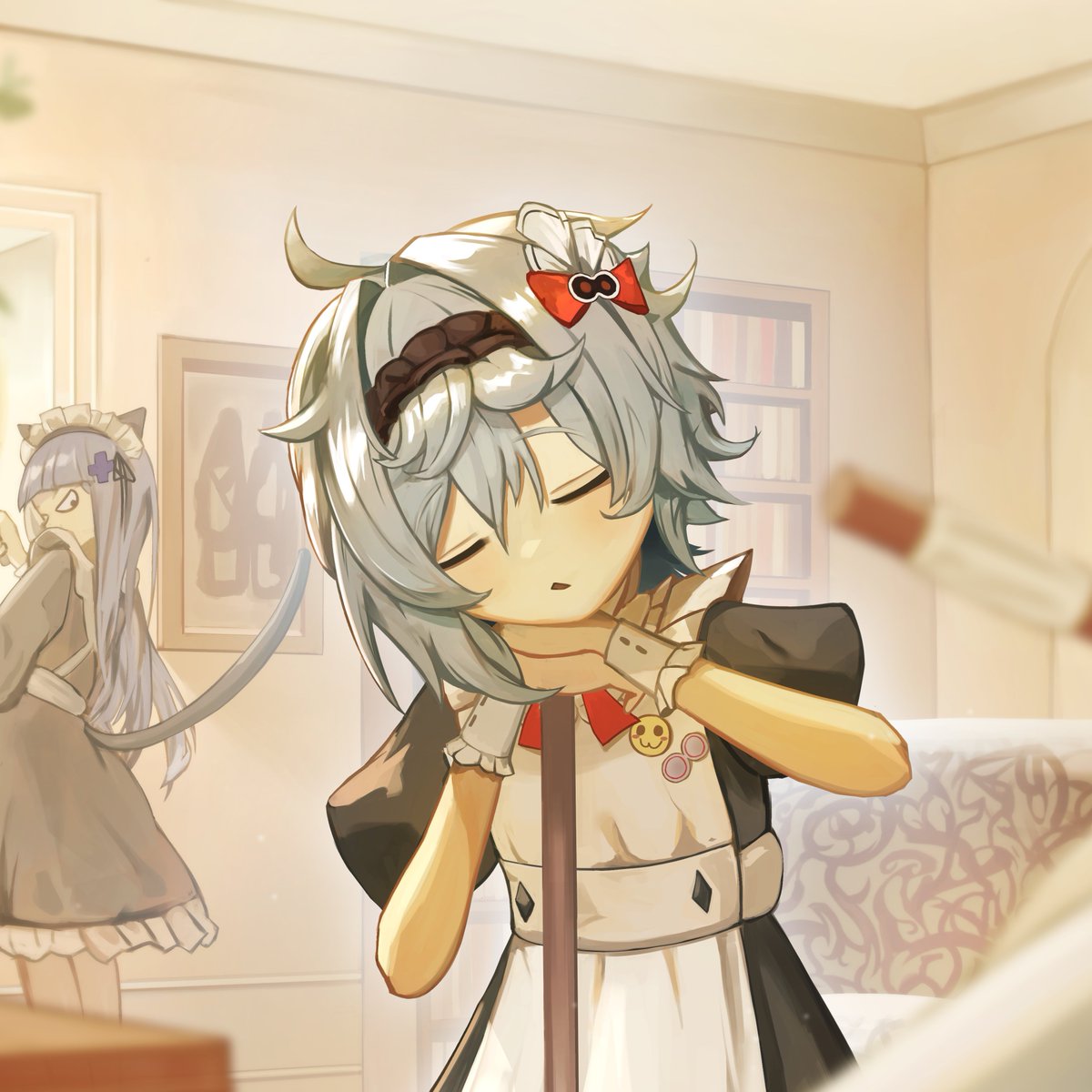 Please vote for Mechty in the popularity contest tomorrow I beg you.
Not only she gets bullied by Klukai daily(which has like 8 skins now idk) she still does not have a skin.

Thank you for your attention!
