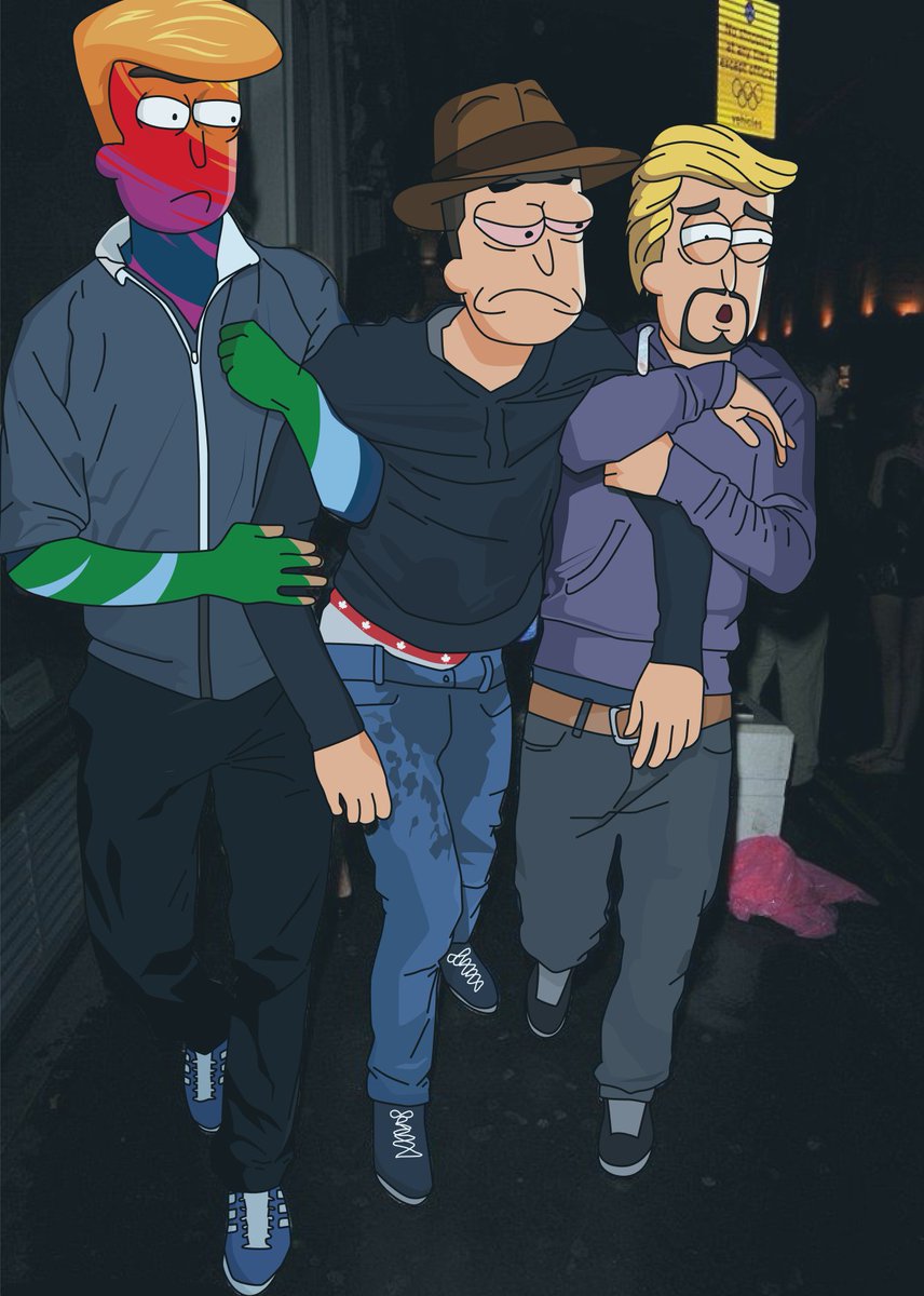 GFM MFERS ☕️

Friday night out with Mfers crashed at drink five. One second he's bragging he can "handle it," next second he's pissed his damn pants and folded like a cheap lawn chair. 

Now we are dragging his useless Mfer out the door while he mumbles in a language not known to