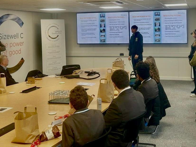 🌟 Proud moment for ISCRE and our Beyond Boundaries participants! We presented to Sizewell C and the Alde Valley Student Council, sharing how we’re supporting young people with training, confidence, and real future opportunities. 💼✨

<a href="/sizewellc/">Sizewell C</a> <a href="/aldevalley/">Alde Valley Academy</a>