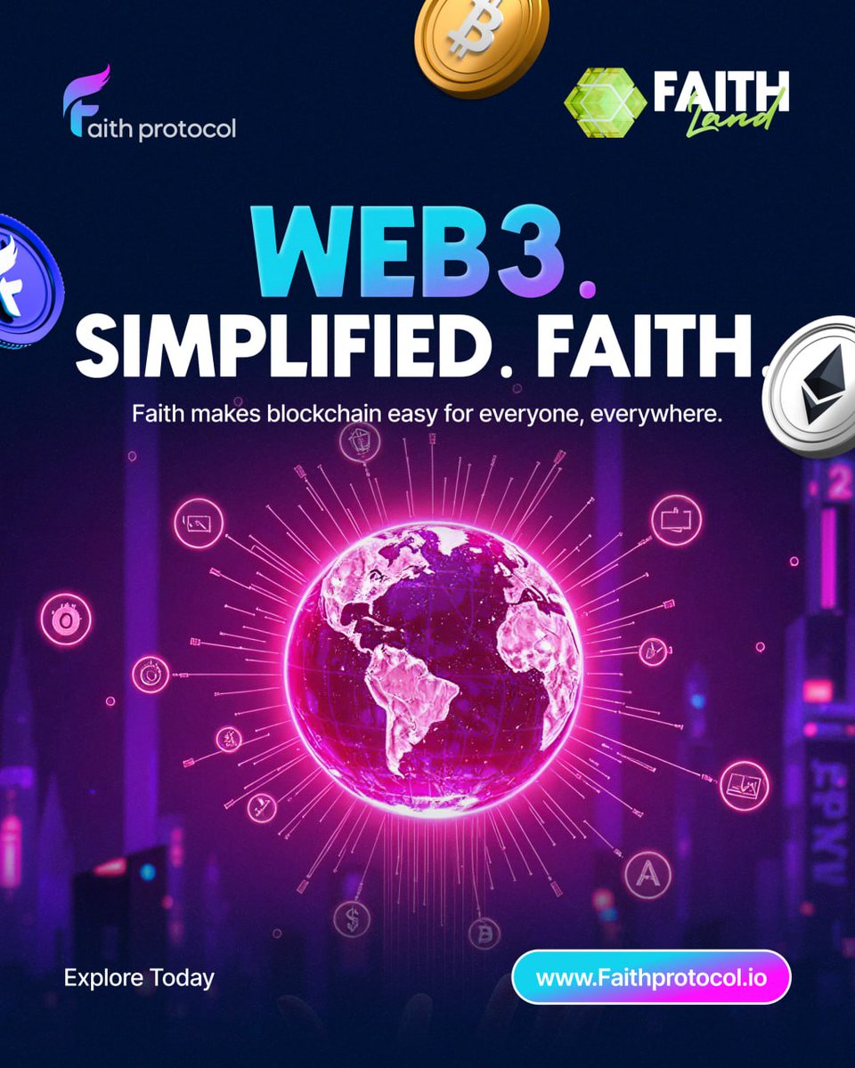 risham38630's tweet photo. 🪐 Simplifying Blockchain for a Smarter Tomorrow

From crypto to metaverse tools, we’re empowering millions to explore a smarter digital future — without the complexity.
Start your journey today.
🌐 https://t.co/dboDN7cOHD
#FaithProtocol #Web3 #FutureTech #BlockchainSimplified https://t.co/3YLT2G2WUl