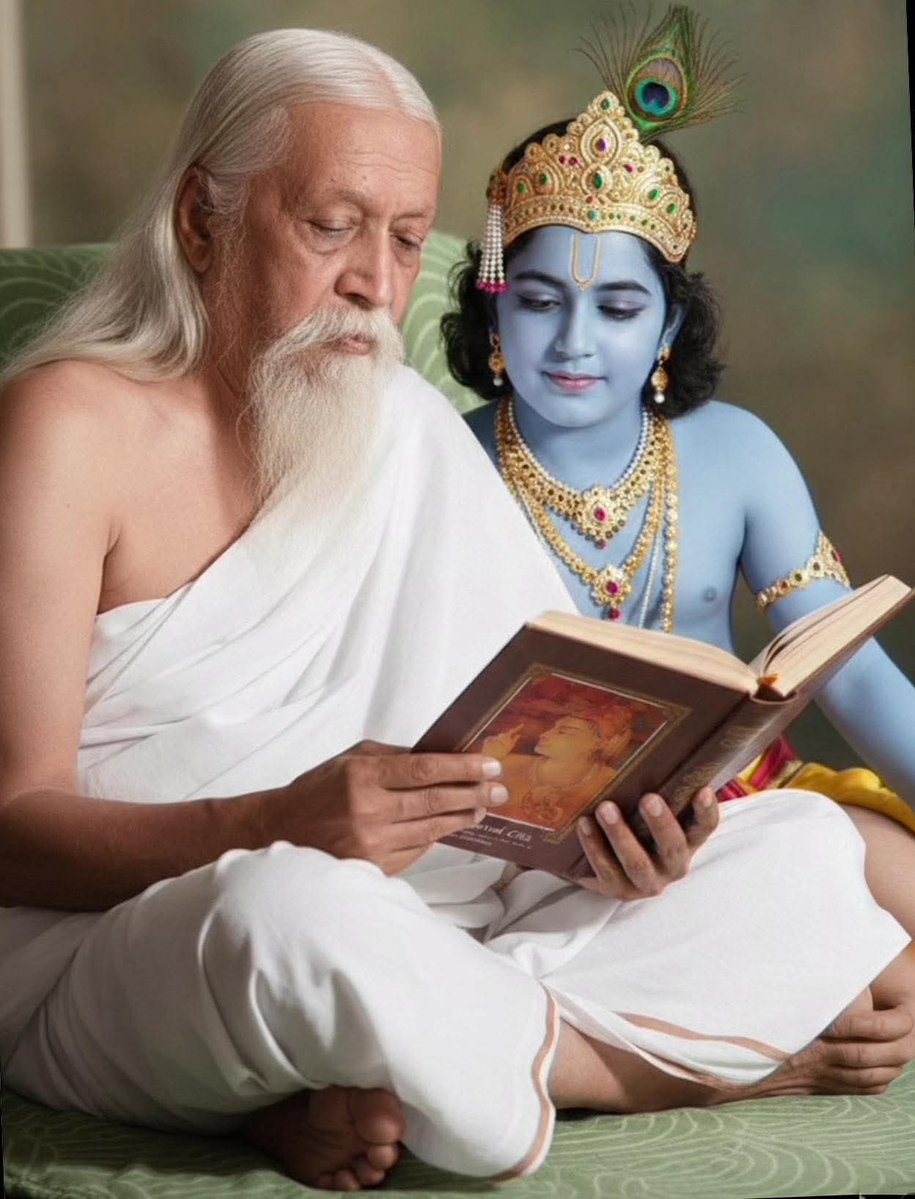 Jaya__Kishori__'s tweet image. कृष्ण!
श्री अरबिंदो की कविता।

आखिरकार मुझे आत्मा के जन्म का मतलब मिल गया
इस भयानक और मीठे ब्रह्मांड में,
मैंने जिसने धरती के भूखे दिल को महसूस किया है
स्वर्ग से परे कृष्ण के चरणों की चाहत रखते हुए।

मैंने अमर आँखों की सुंदरता देखी है,
और प्रेमी की बांसुरी की धुन सुनी है,
और एक…