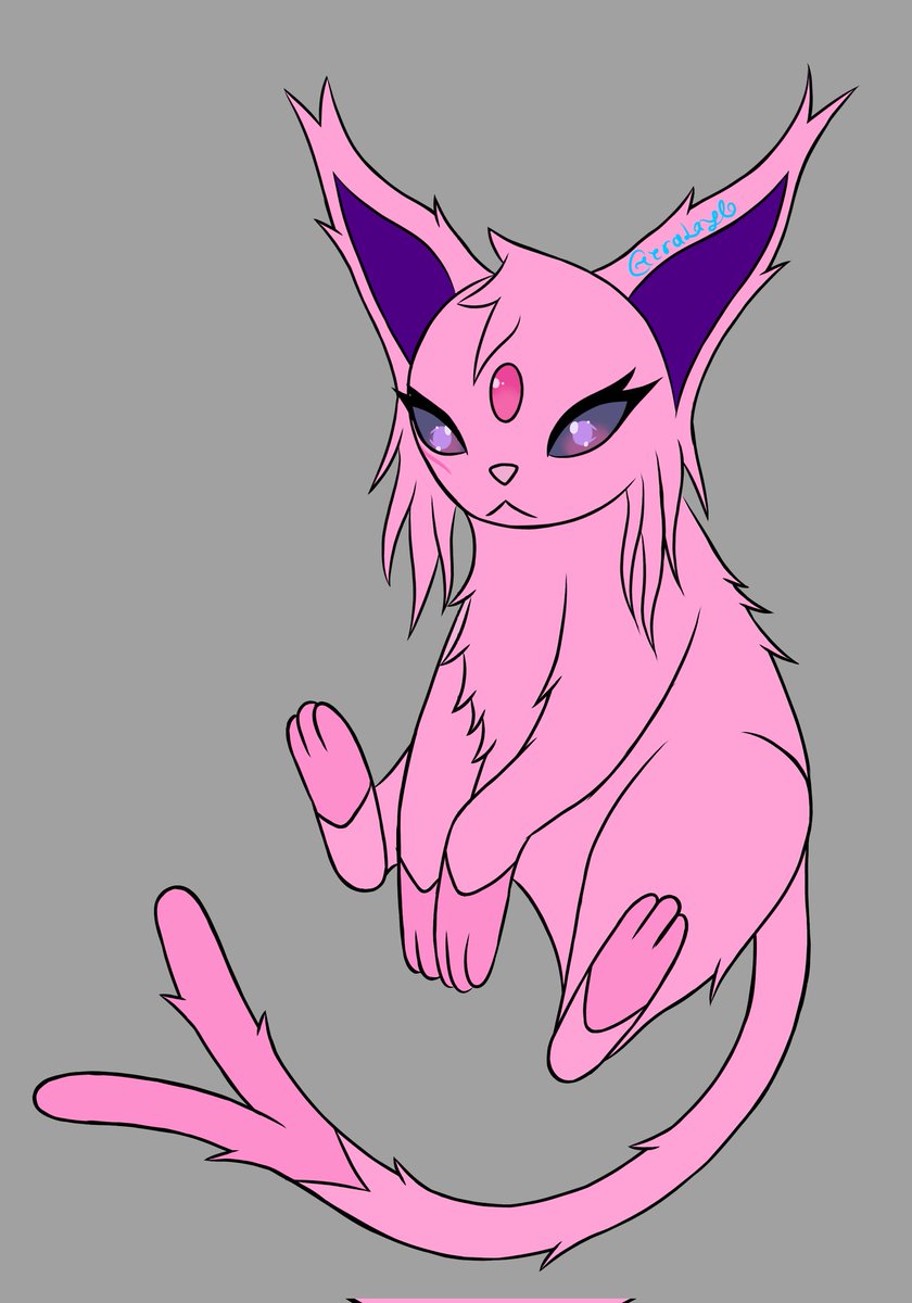 GeraLaylo's tweet photo. Espeon drawing is done, her name is Lumia

#pokemonart #eeveelution #espeon https://t.co/pVcPaxWJXp