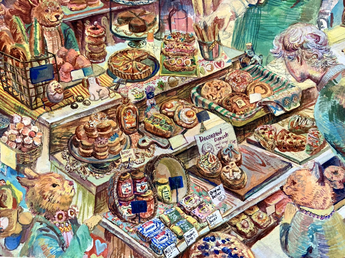 ☆*:.｡. bakery🥐🥪🥖
#イラスト