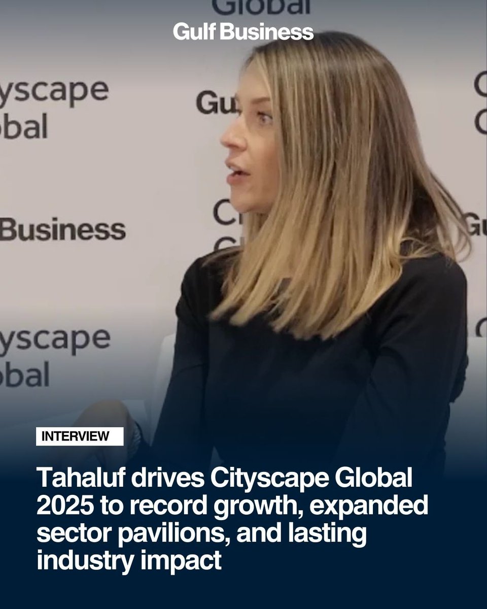 GulfBusiness's tweet image. Rachel Sturgess, Senior VP at @TahalufGlobal, shares insights on the strategies behind this year’s record-breaking deal values 

Details: gulfbusiness.com/tahalufs-rache…

#CityscapeGlobal2025 #Tahaluf #RealEstateInnovation #Vision2030 #IndustryLeadership #MarketGrowth #BusinessStrategy