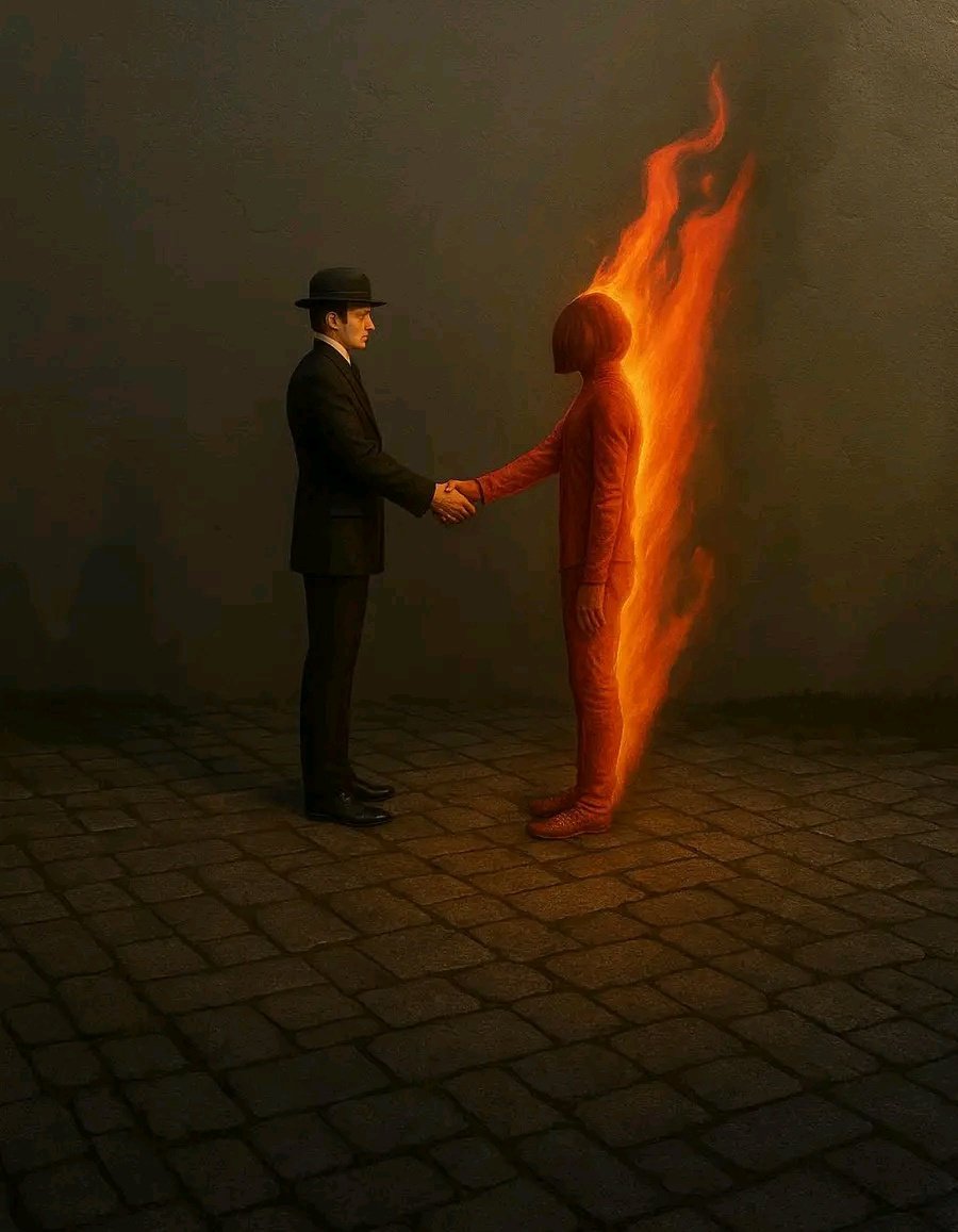 The hell I went through had no fire or demons…
It had people... 😑