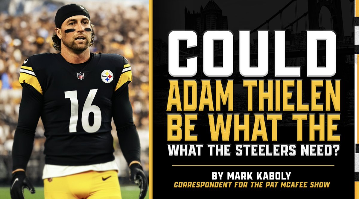 “I still feel I can run all the routes. I can be a deep threat, intermediate, and short”

Mark Kaboly / Steelers Correspondent
For The <a href="/PatMcAfeeShow/">Pat McAfee</a>

PITTSBURGH — Adam Thielen could’ve just enjoyed these final few games with the Minnesota Vikings – the organization where it all