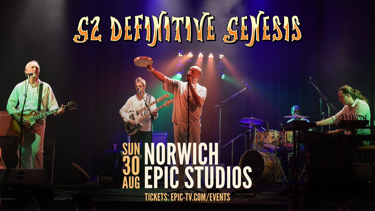 EPICNorwich's tweet photo. 📣 JUST ANNOUNCED: @G2Genesis make a return in the summer of next year

Book tickets now 🎫 https://t.co/gI6hW6Grft https://t.co/rO1tFwZCOt