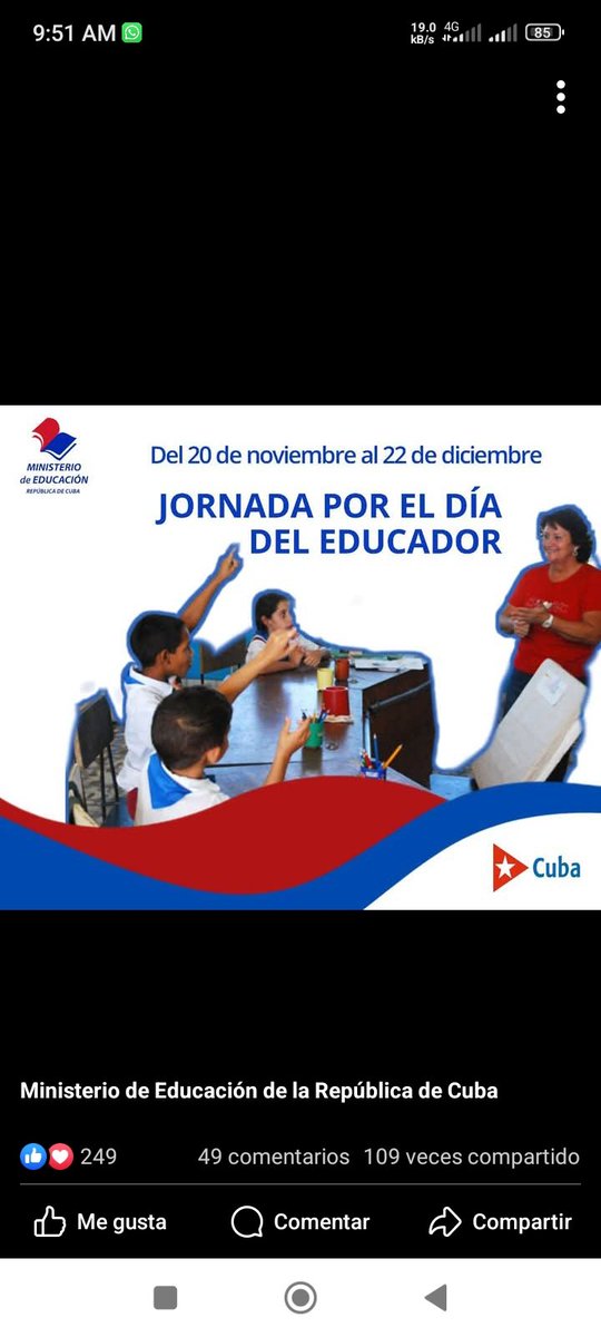 Muchas felicidades a todos los educadores de #CubaMined