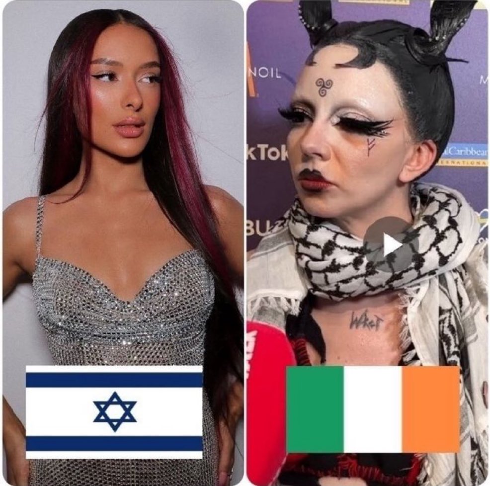 Israel’s Eurovision singer vs. Ireland’s contestant.