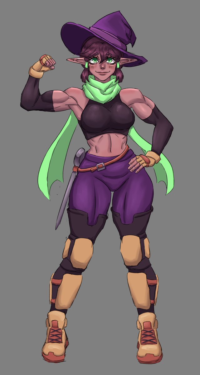 Cherno0804's tweet image. termine el nuevo diseño de mi oc