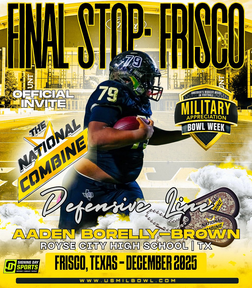 Aaden Borelly-Brown (<a href="/BigAadenB/">Aaden Borelly-Brown</a>), #WeHaveAJerseyForYou at #TheNationalCombine. Click below to nominate an athlete: forms.gle/5YRDS35KDyECDf…