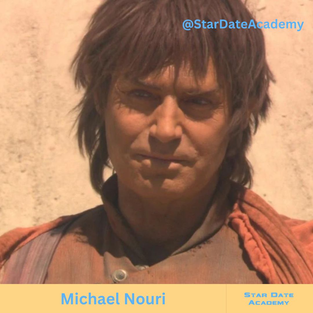 StarDateAcademy's tweet image. Happy 80th Birthday to Michael Nouri. 
He played Syrran in "The Forge" ENT S4E7 #Enterprise
