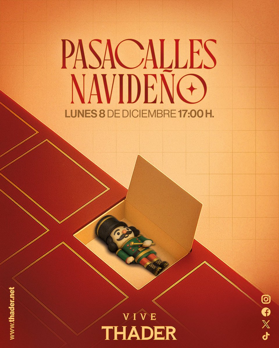𝑷𝒂𝒔𝒂𝒄𝒂𝒍𝒍𝒆𝒔 𝑵𝒂𝒗𝒊𝒅𝒆𝒏̃𝒐 🎄💫 El próximo lunes, 8/12, a las 17:00, tenemos un 𝑷𝒂𝒔𝒂𝒄𝒂𝒍𝒍𝒆𝒔 muy especial con música, animación y, ¡mucha magia navideña! Además, es 𝐅𝐞𝐬𝐭𝐢𝐯𝐨 𝐝𝐞 𝐀𝐩𝐞𝐫𝐭𝐮𝐫𝐚 📣🤩

 Agenda completa 👉🏻 thader.net/cine