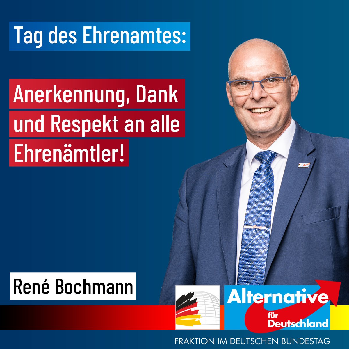 Am heutigen 5. Dezember findet der alljährliche Tag des Ehrenamtes statt. Zu diesem Anlass bedanke ich mich bei all denjenigen freiwillig engagierten Bürgern, die sich beispielsweise in den Bereichen Bildung, Notfallversorgung, Katastrophenschutz für die Gemeinschaft einbringen.