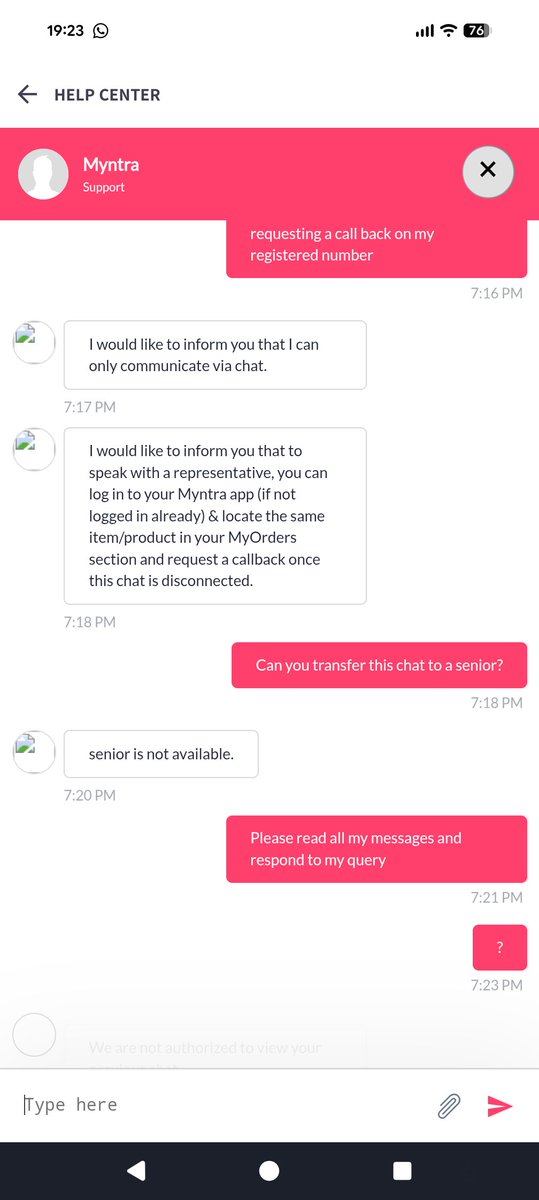 nishishah161's tweet photo. 😤 Absolutely frustrated with @myntra's customer care! I'm trying to return an order, and they are incorrectly calculating my refund (₹3667 paid, only ₹3300 suggested) by deducting an amount that was not a bank discount. https://t.co/bsdolC9nU3