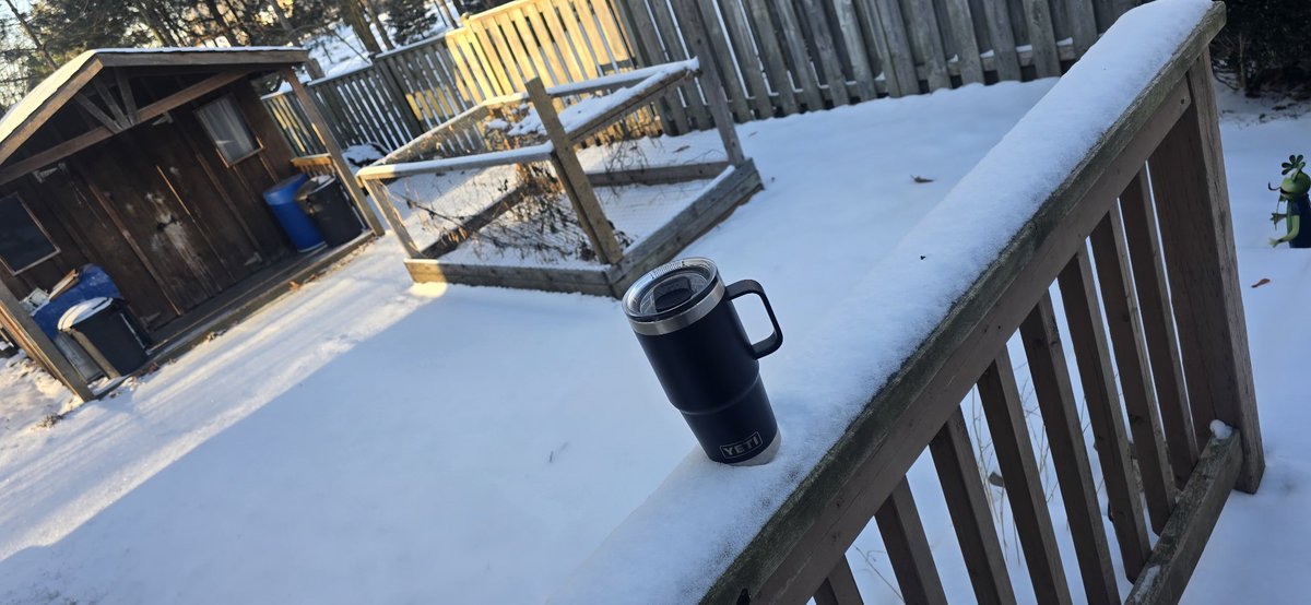 tweetcasting19's tweet image. Suns out a lil now crush your day people.
#CanadaEh
#Backyard
#ColdAF