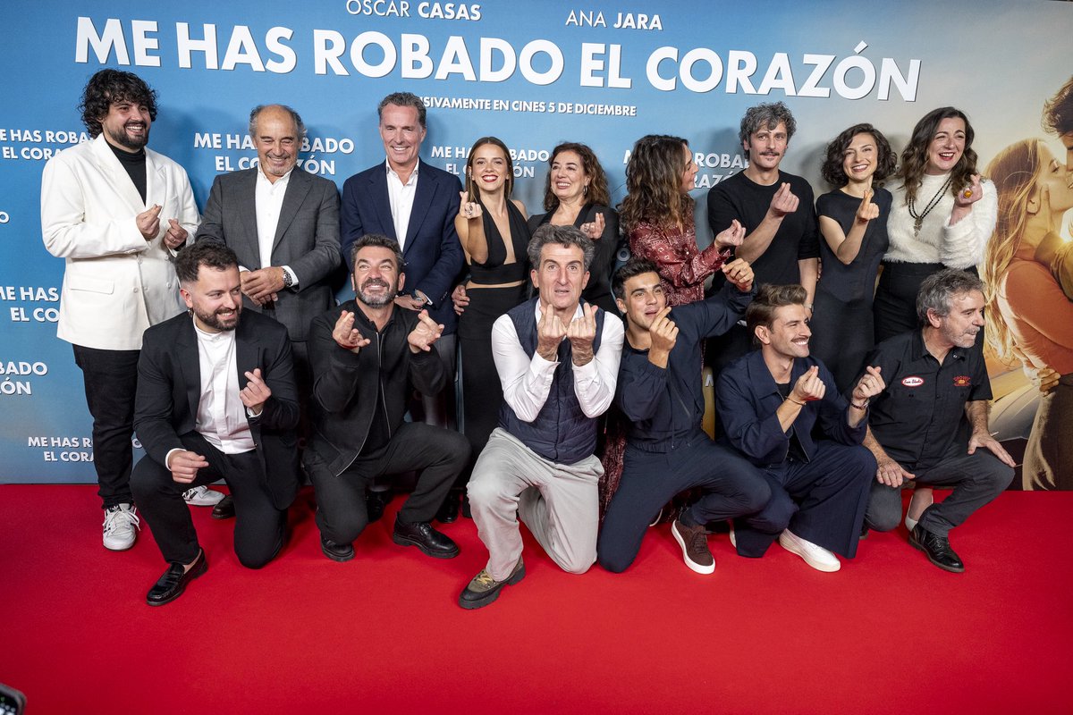 Lucía Veiga estrena hoy, exclusivamente en cines, #MeHasRobadoElCorazón lo último de Chus Gutiérrez.

📝Un robo, una app de citas y una huida que te roba el corazón. 

Fotos del miércoles en la presentación de la peli en Madrid.

🎬 <a href="/SonyPicturesSP/">Sony Pictures</a> <a href="/ficcionprodu/">FICCIÓN PRODUCCIONES</a>