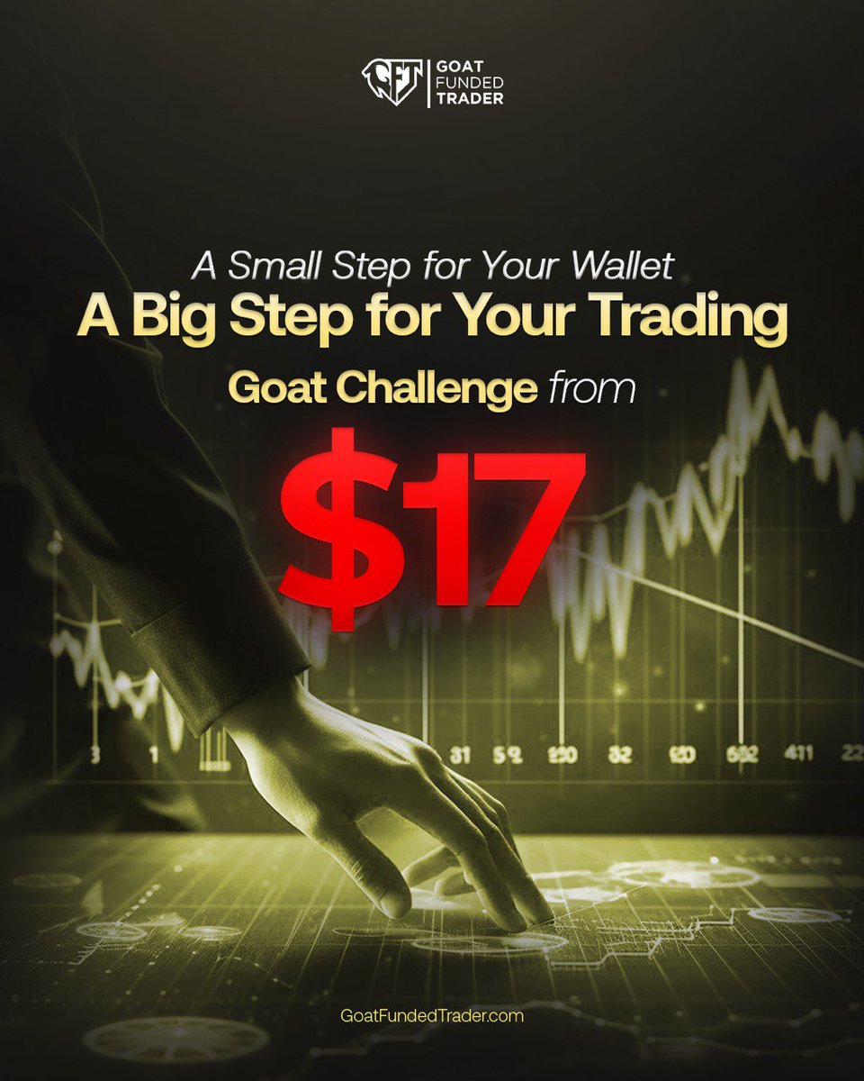 goat_funded's tweet image. $5k Goat Challenge available for just $17

This limited-time offer comes alongside major updates at GFT:

• MT5 is now available for all traders
• $13M+ paid out across the brand
• Instant &amp;amp; Challenge plans to fit every trading style
• Payout on Demand available
• New…