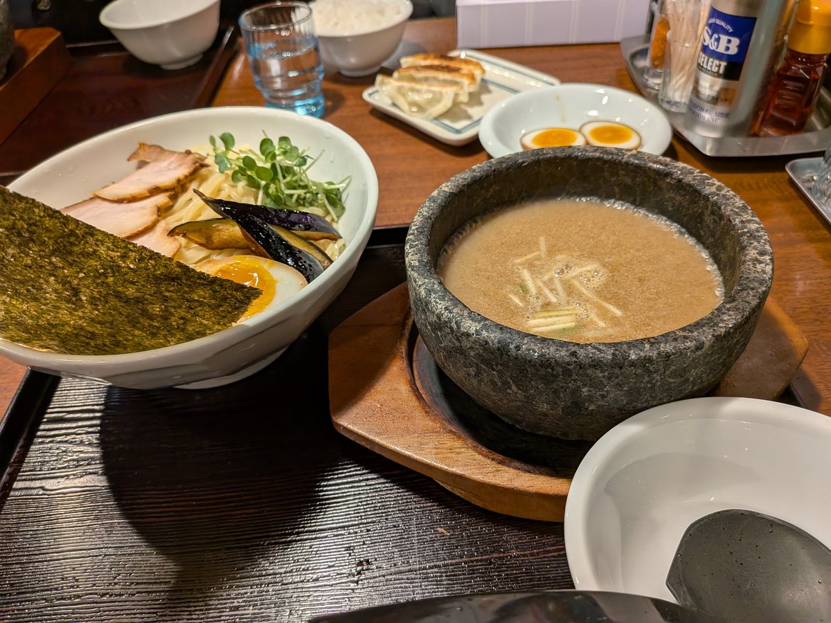 rotti_coder's tweet image. 石焼つけ麺