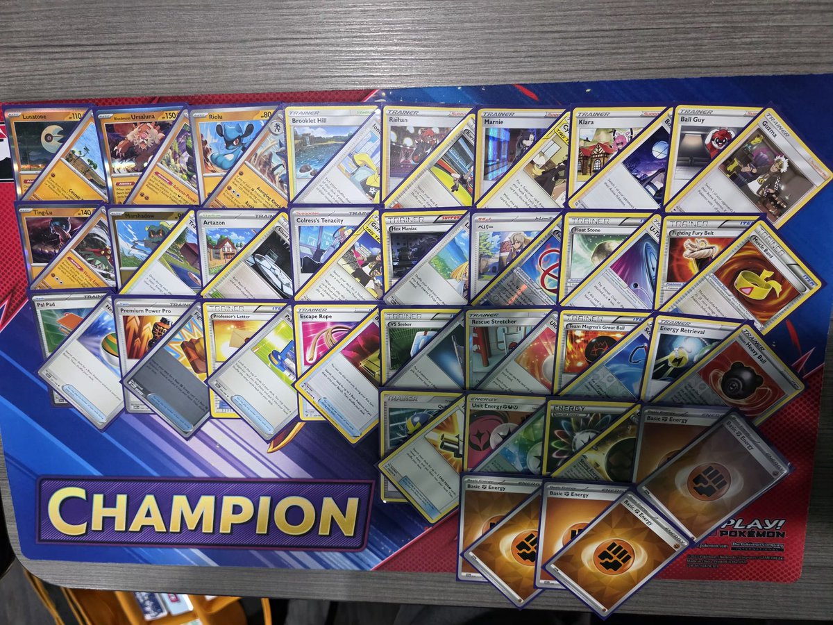Actually won something last night, I put glc to the side for a couple months because of the kid but me and the wife got a night to ourself. Fighting is busted, time to test out psychic spread #pokemonglc #PokemonTCG