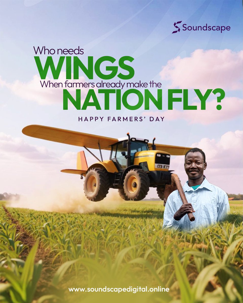 Respect to our farmers today and always. Happy Farmers’ Day!💜👨🏾‍🌾

#soundscapedigital