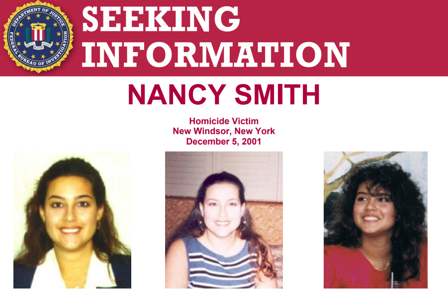The #FBI is offering a reward of up to $15,000 for information leading to the arrest and conviction of those responsible for the homicide of Nancy Smith.  She was discovered deceased in her residence in New Windsor, New York, on December 5, 2001: fbi.gov/wanted/seeking…