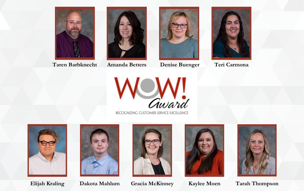 Congratulations to our Print Center Team on earning the Team WOW! Award for their extraordinary customer service and teamwork!