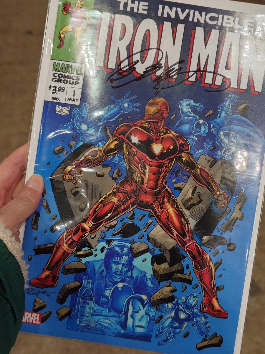 あとね、帰り際にボブレイトンさんのとこ行って韓国版IRONMANを買って