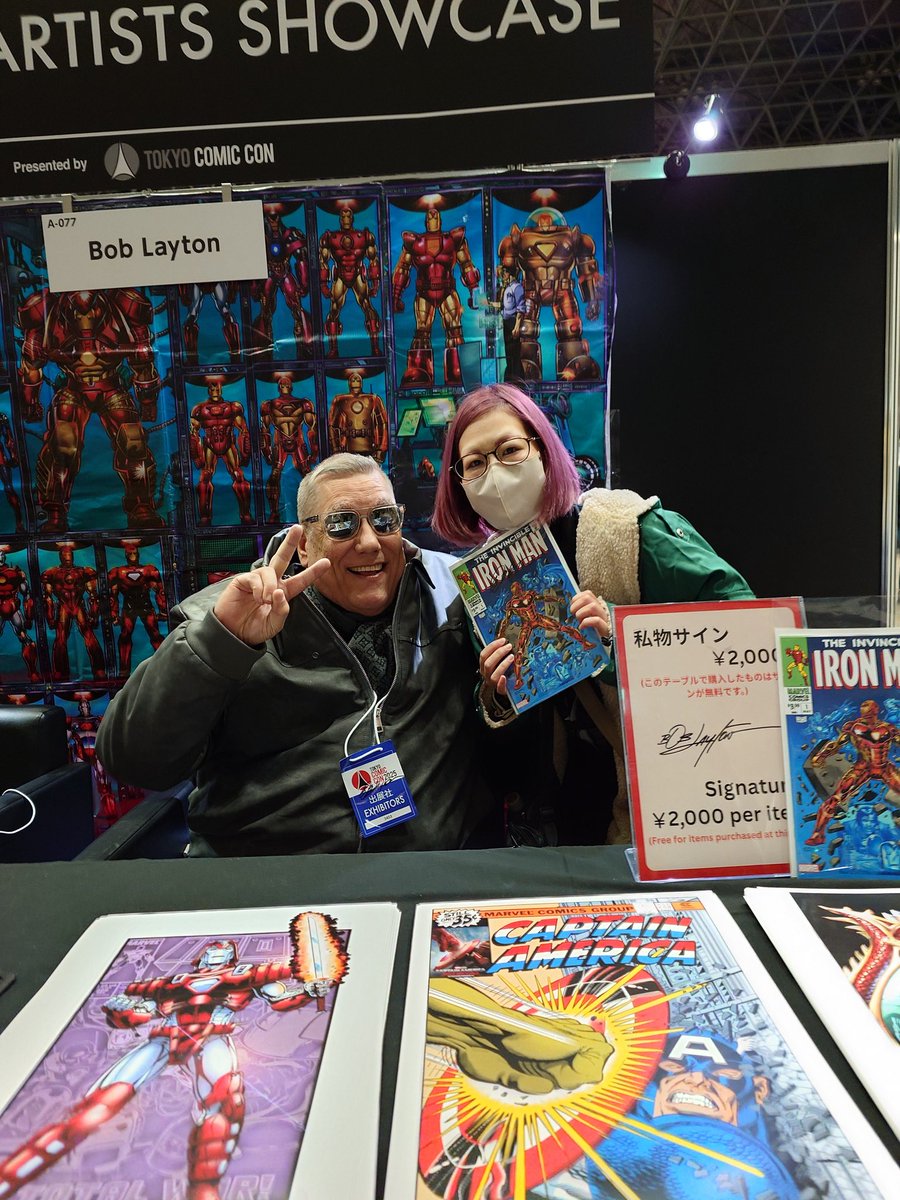 あとね、帰り際にボブレイトンさんのとこ行って韓国版IRONMANを買って