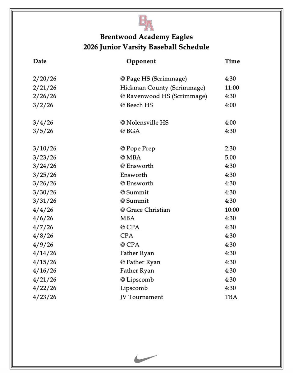 BA Eagles Baseball tweet media