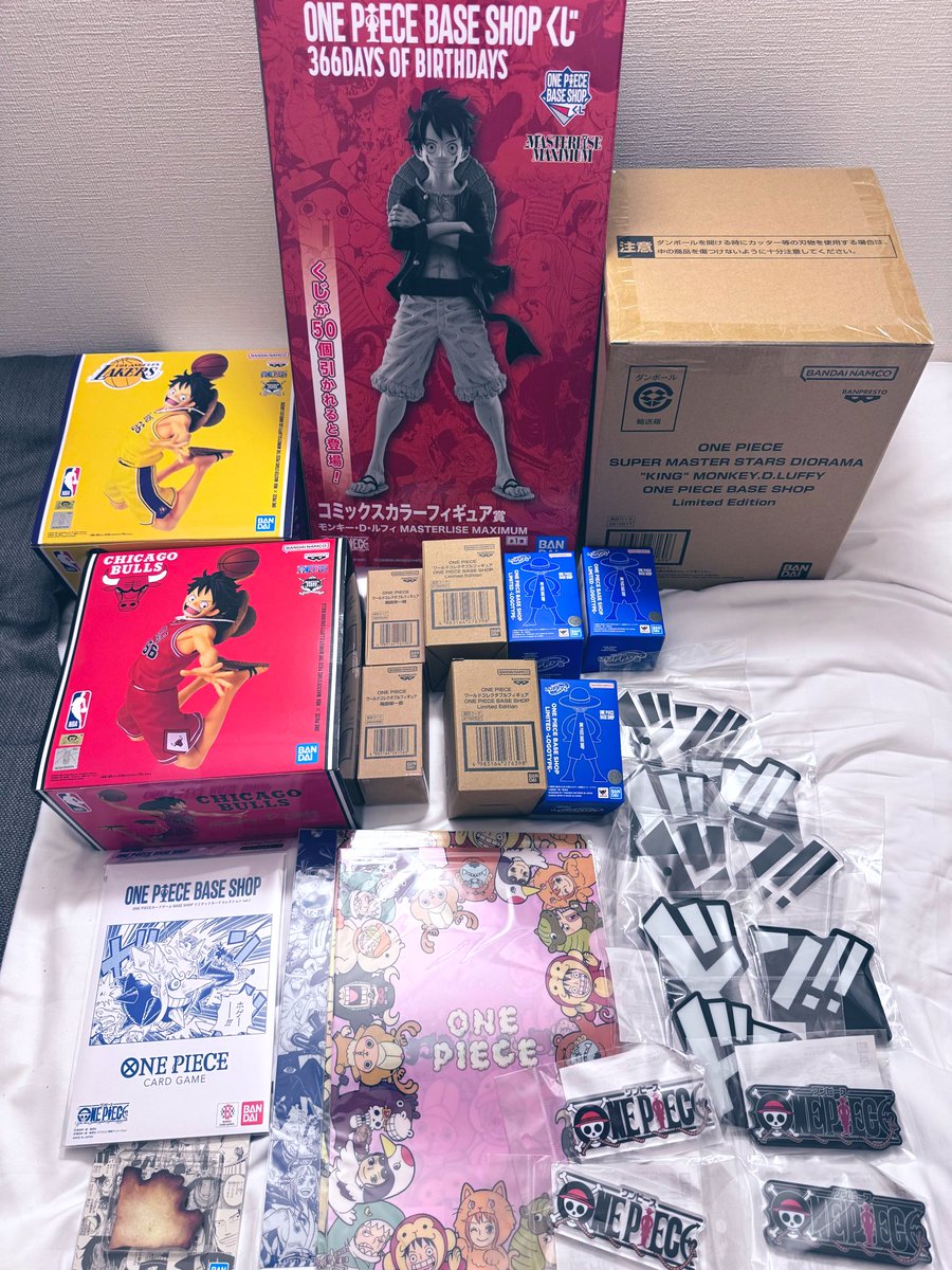 ONE PIECE BASE SHOP フィギュア NBA レイカーズ ブルズ