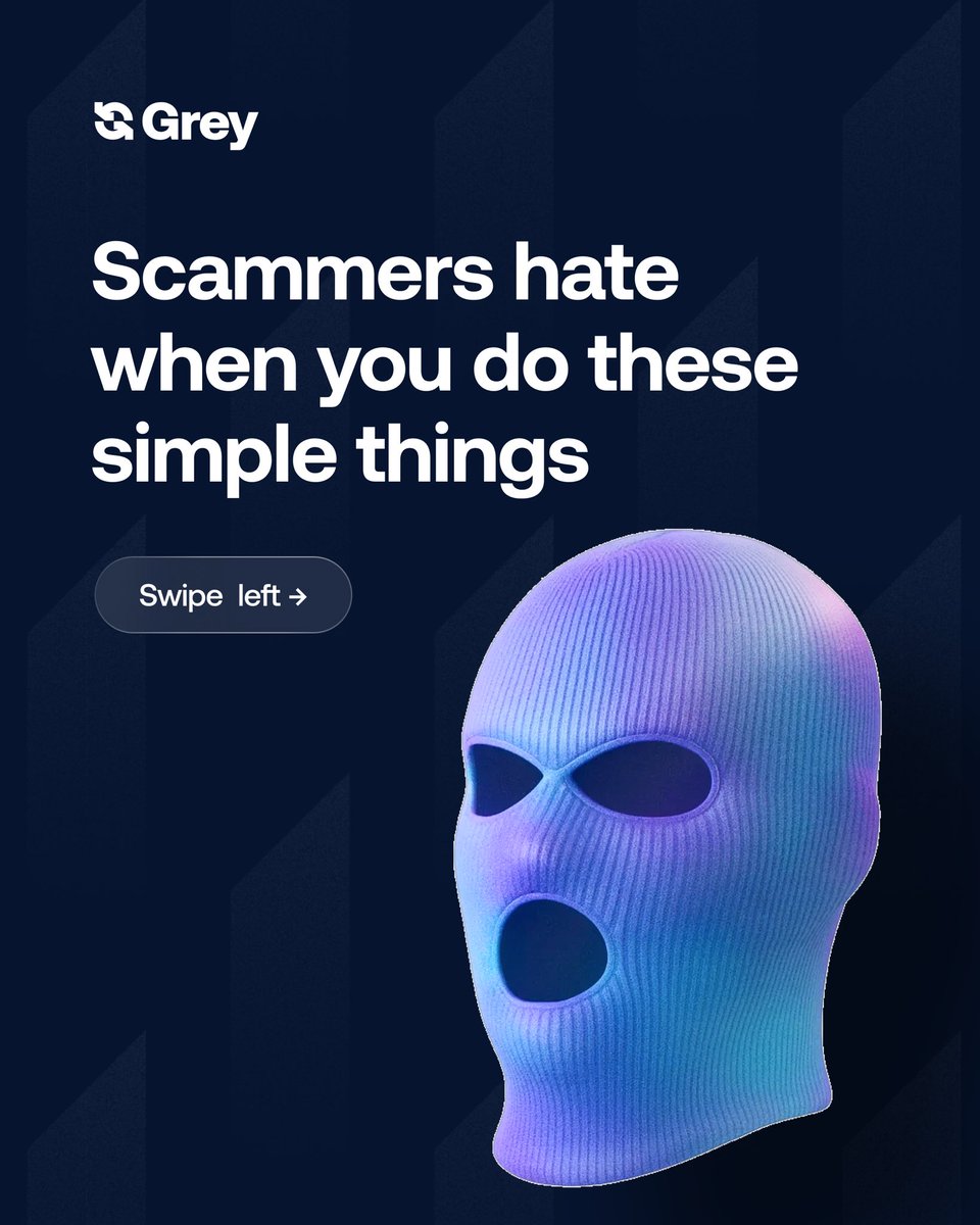 greyfinance's tweet image. At Grey, protecting your funds and data is our top priority. But true security is a shared responsibility.

Follow these steps to protect your account and make sure you’re fully covered.