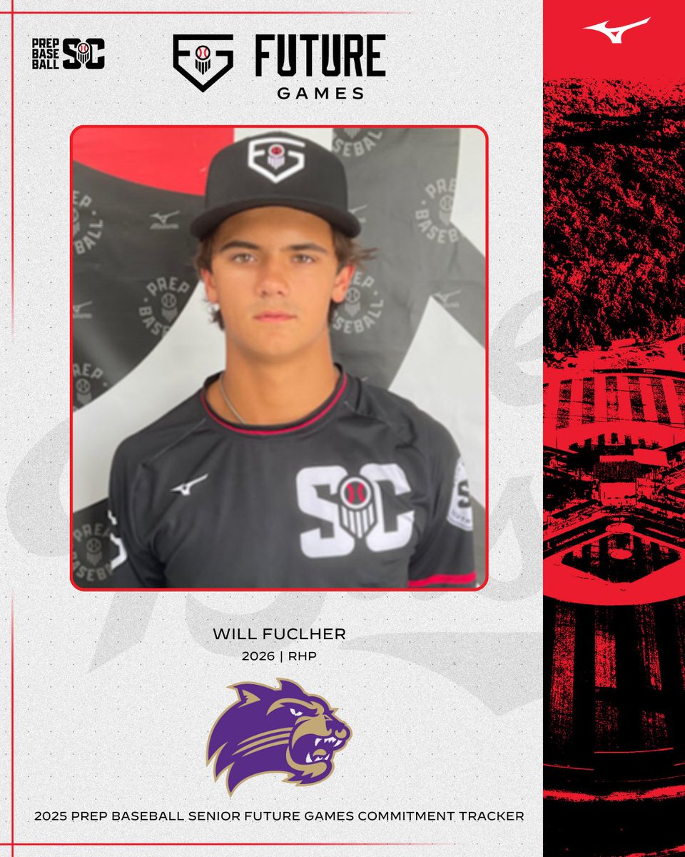 PrepBaseball_SC's tweet image. '26 RHP Will Fulcher (@willfulcher2 ; @SabreBaseball ) has committed to @CatamountBSB

Fulcher was a member for #TeamCarolinas at the 2025 Senior Future Games. #PBSFG25

👤 PROFILE: loom.ly/v4ELS7U
