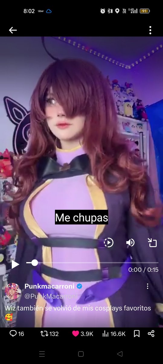 Emanuel01005362's tweet photo. @PunkMacarroni El cosplay todo bien y bonito, lo raro es el subtítulo al inicio xd https://t.co/3deNXZZtAV