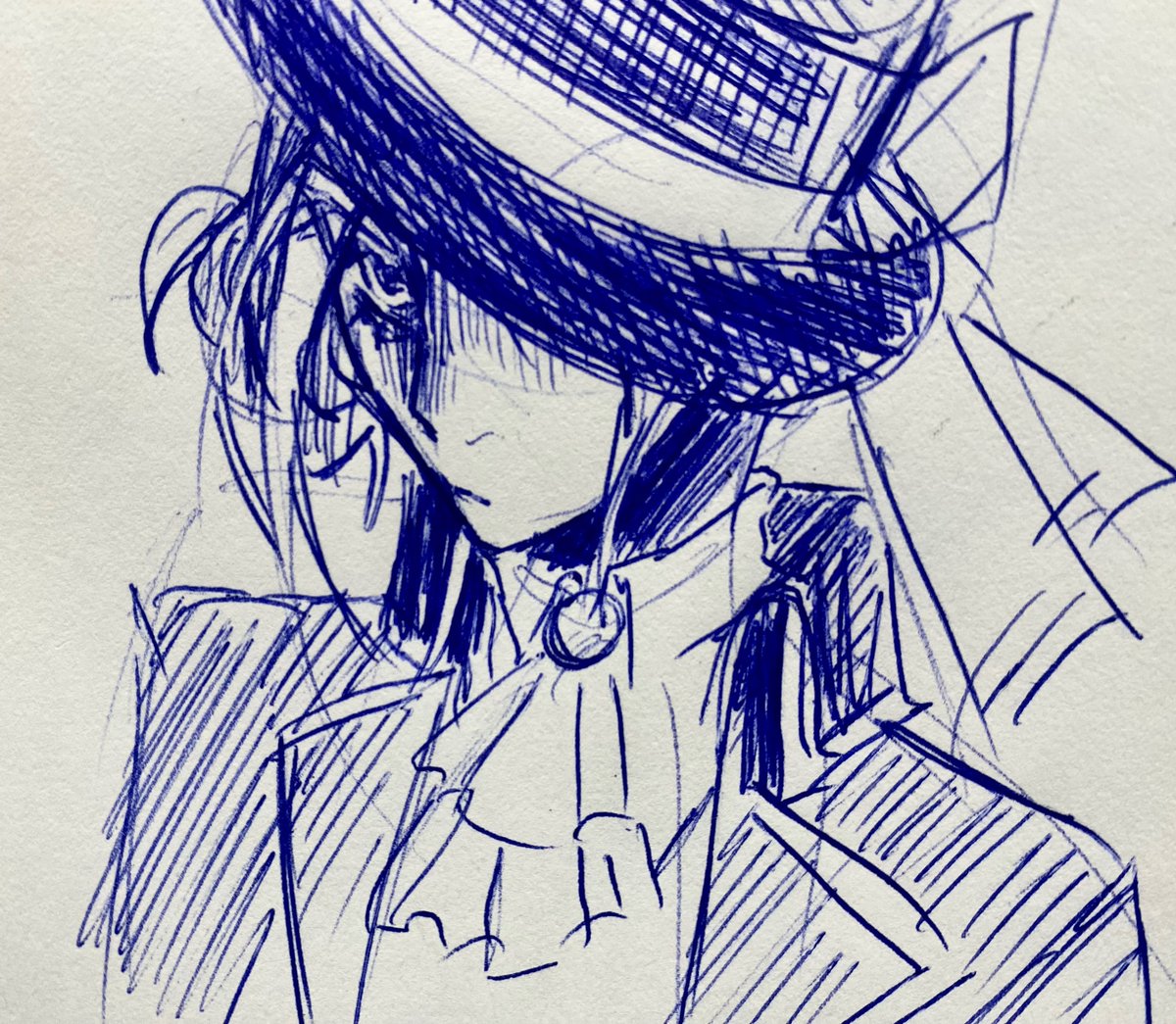 Lil Vertin doodle before class
#Reverse1999