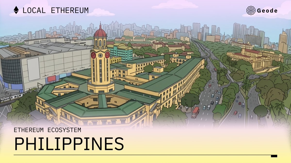 geodelabs's tweet image. 🇵🇭PHILIPPINES: An Ethereum Adoption Case Study

- Top 10 globally for crypto use

- 12M+ crypto natives, strong Web3 literacy

- 49.8% unbanked, $38B remittances, 57% digital payments

- Gov uses Ethereum for transparency &amp;amp; tokenized bonds

Why it matters: localethereum.substack.com/p/the-philippi…