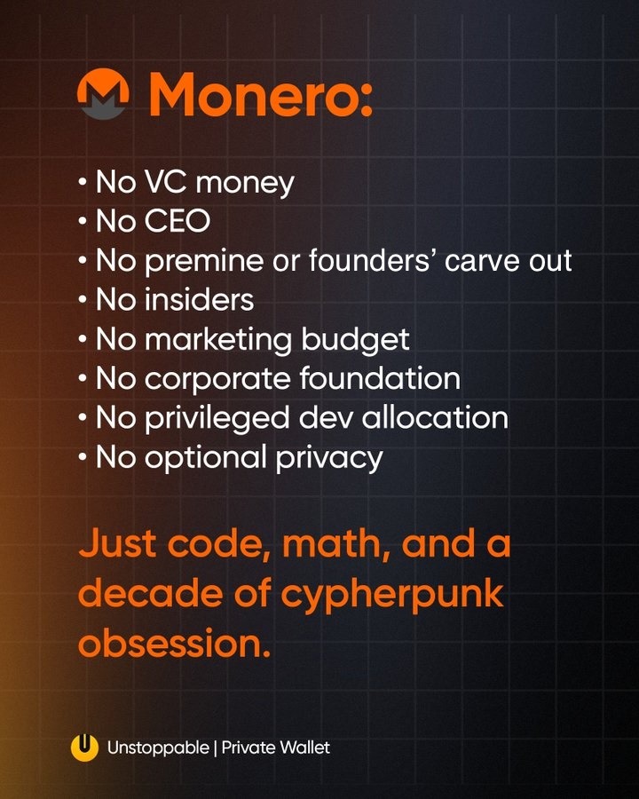 monerean's tweet image. A founders&apos; carve out is only one of the reasons why it&apos;s a shitcoin. My criteria for sound money are strict: