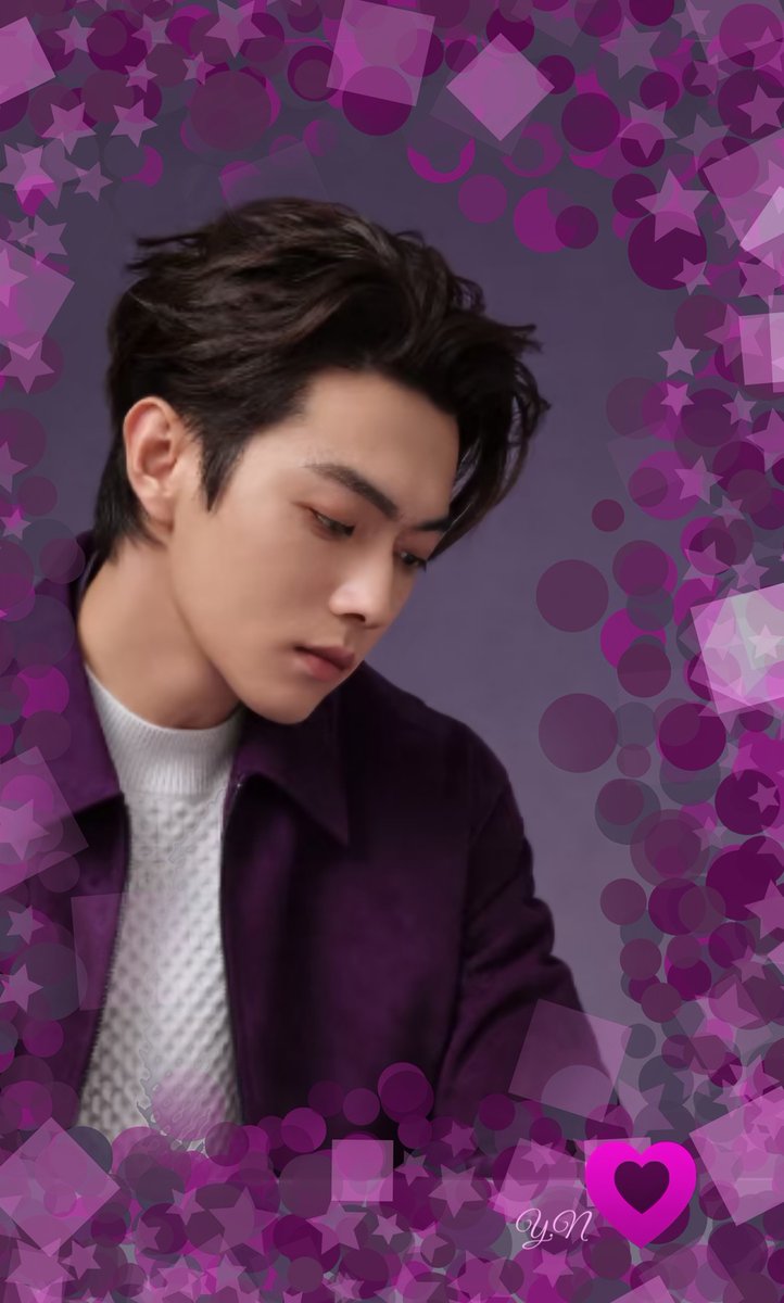 今日の1枚💗 パープルな💜 許凱君です🩷 おやすみなさい💕💕💕 #xukai