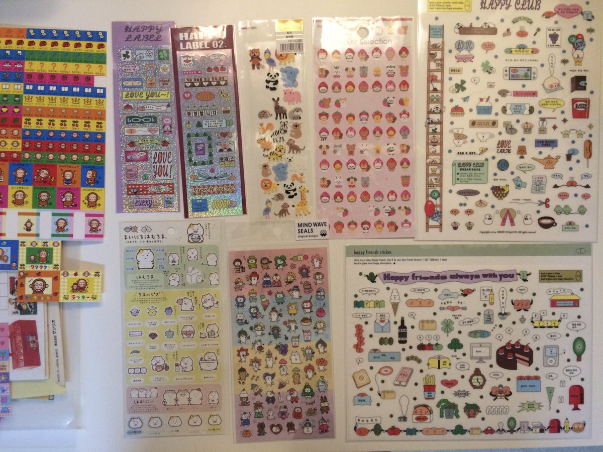 marauisxx's tweet image. Sticker collection 🗂️📒
: สติกเกอร์ส่วนใหญ่จะซื้อสะสมมาเรื่อยๆ พวก sanrio จะซื้อจาก mercari มีเยอะเลยค่ะ ส่วนมากชอบซื้อพวกสติกเกอร์งานปีเก่า พวกประโยคน่ารักๆเดี๋ยวมาแปะพิกัดให้ในเธรดนี้ค่ะ
