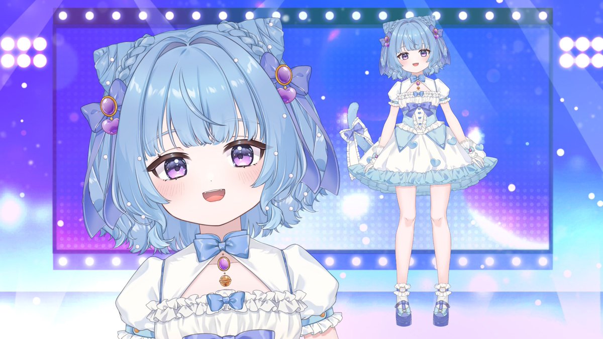 NEW　後藤ことてゃ！✨

とても可愛くして頂き、
可愛い手袋見えるようにしますか！？などなど

丁寧に丁寧にヒアリングを繰り返してくださって
一生感動してました！

ママ( #charatelier__ )さんです🥰🩵🩵

これから沢山衣装をお仕立てしていただく予定です！