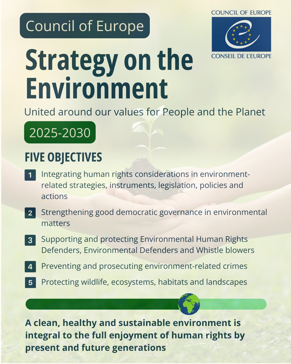 Council of Europe and the Environment tweet media