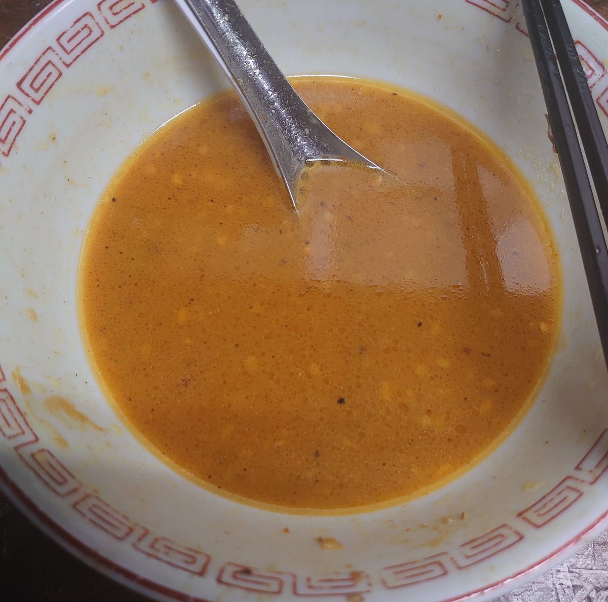 自家製麺まさき2号店(非乳化)さん🍜
限定のインドらーめん🍛🧅🫚🍜

カレーらーめんと謳わない所も好き🫰
ペロリでした、お初チーズ玉ねぎトッピングで濃厚インド味わえました🧀🤤
超好き💕🇮🇳
本店豚魚も行かないと🏃‍♀🐷🦈🏃‍♀‍➡
#ラーメン 
#ラーメン好きと繋がりたい 
#まさきしか勝たん