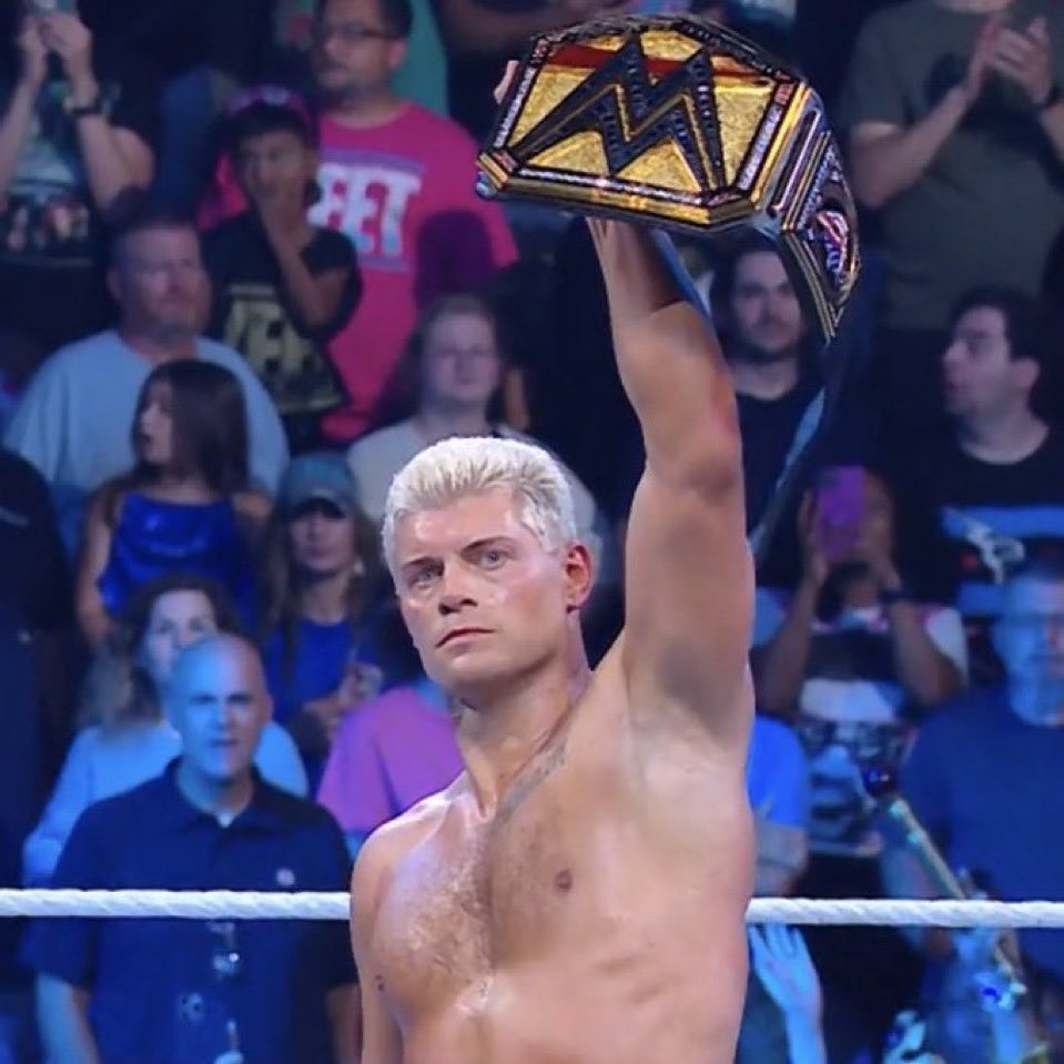 masonbldwnmusic's tweet image. Happy Friday Night Rhodes everyone!!! ❤️🤍💙

@CodyRhodes #CodyRhodes #QB1 #AmericanNightmare #SmackDown