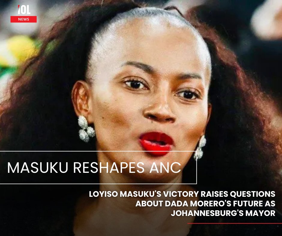 IOL's tweet photo. Loyiso Masuku’s historic victory over incumbent Dada Morero in the ANC’s Johannesburg regional race has triggered intense speculation over whether the embattled mayor will serve out his term until 2026.
#ANC #Johannesburg #Masuku #Morero #LeadershipShift #LocalPolitics #JoburgMayor #PoliticalChange
Read on https://t.co/h5YVN4Mkxa