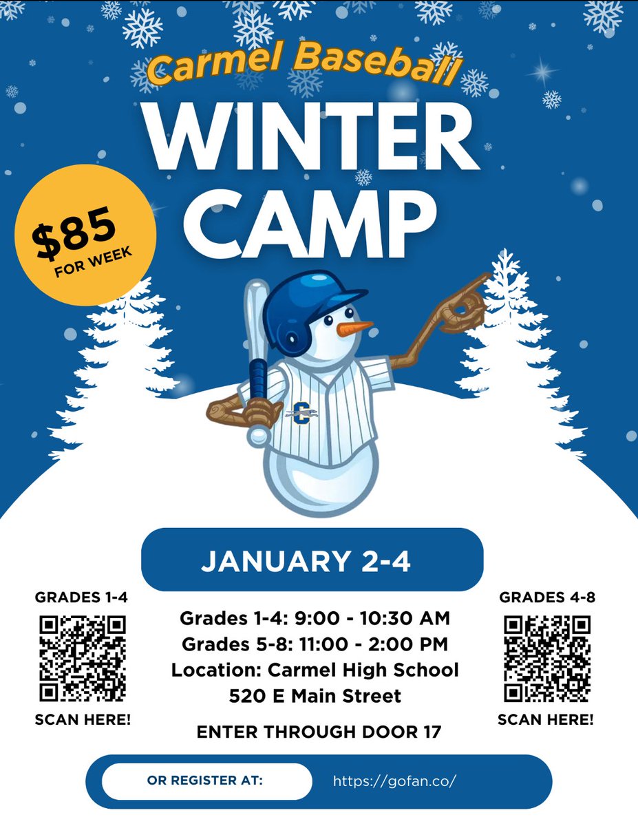 carmel_baseball's tweet photo. Come knock the rust off and get ready with us for the Spring! https://t.co/uEGZbAryNP
