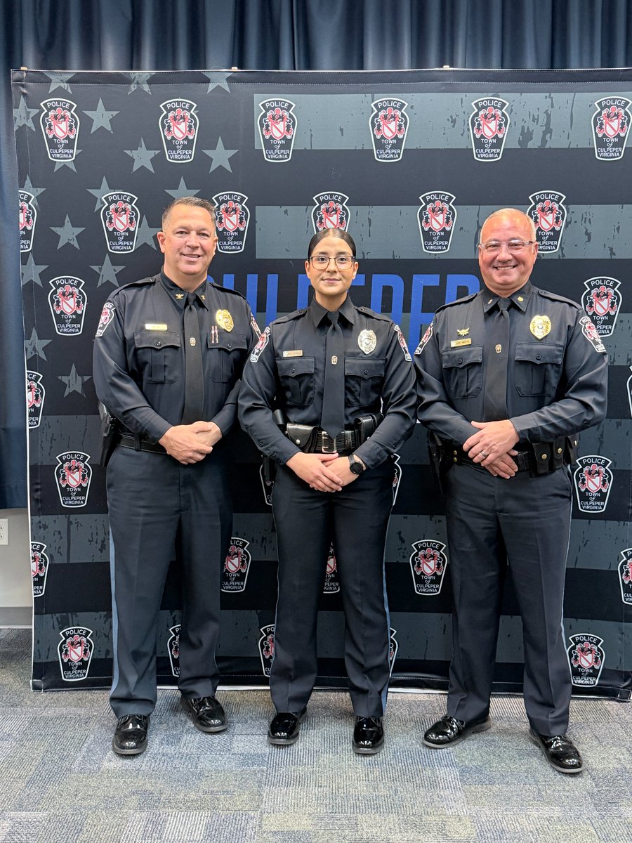 On Tuesday, December 2nd, Officer A. Rivera graduated from the Central Shenandoah Criminal Justice Training Academy's 22 week Basic Law Enforcement Class. 

Graduation was attended by Chief C. Settle, Captain K. Tooley, Town Manager C. Hively, and Chaplain E. Kalenga. Chief C.
