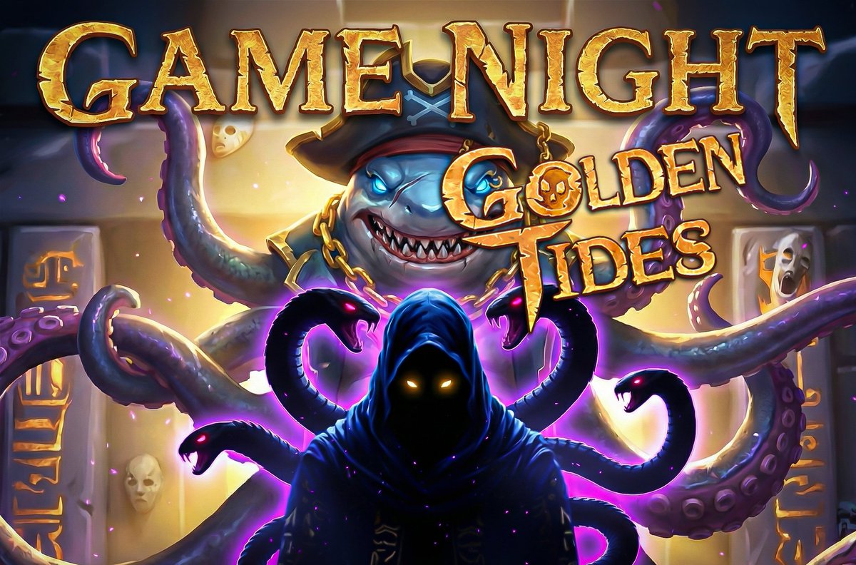 w3bgods's tweet photo. ⚓ GODS, ALL HANDS ON DECK! ⚓

The winds of fortune are shifting, and the call of the Golden Tides echoes across the open sea! We summon you, fellow captains and swashbucklers, to join our grand armada for an evening of high-seas adventure, treasure hunting, and naval warfare with the project founder @MasoRich ☠️

🟨 WHEN: Dec 6, 2025, 17:00 UTC
🟨 WHERE: Golden Tides Discord
🟨 GAME: @GoldenTides_gg 

👇 JOIN THE CREW:
The captain's table and ship manifests await! >> https://t.co/ZfFGCqF2nT <<