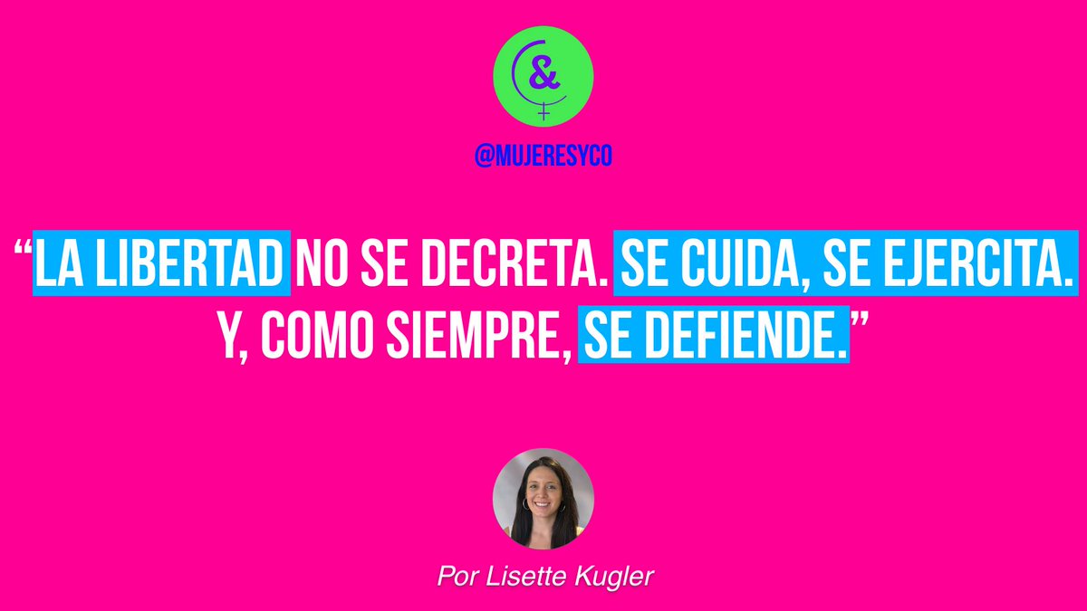 Cuatro miradas sobre la #libertad para entender el presente de #AméricaLatina y #Argentina.
En una región donde los derechos existen pero no siempre se viven, la libertad se disputa entre desigualdad, liderazgos salvadores y democracias frágiles: open.substack.com/pub/mujeresyco…