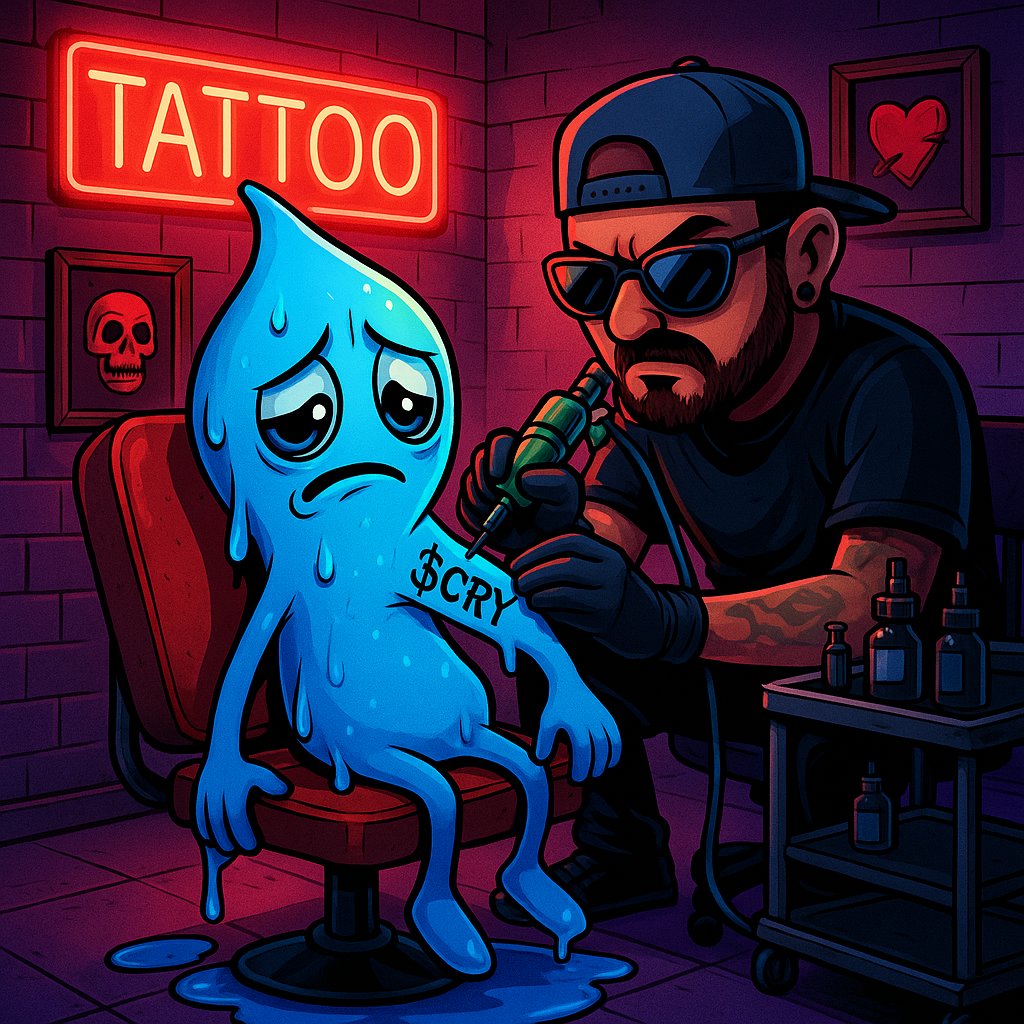 CRY_Token's tweet photo. Terry’s 100% liquid but still getting a tattoo.

That’s dedication. That’s delusion.
That’s $CRY energy. 😂🔥

#DeFiDegen #CRYToken https://t.co/RsWrfapbxq