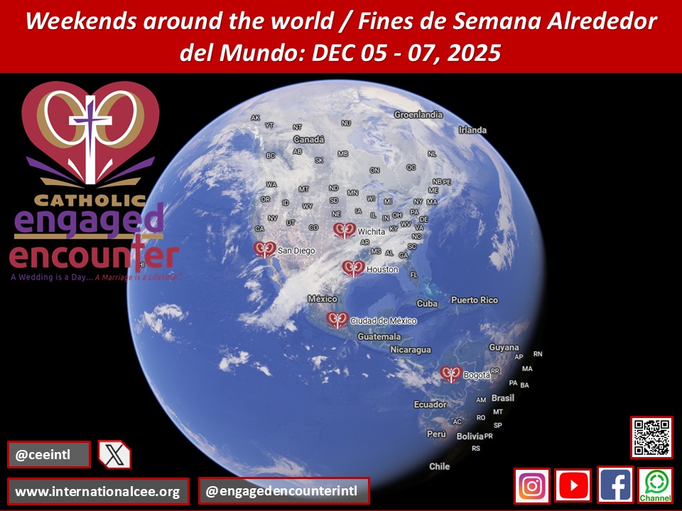 ceeintl's tweet photo. Weekends around the world DEC 05 - 07, 2025 &amp; First Sunday of Advent / FDS en el mundo DEC 05 - 07, 2025 &amp; Primer domingo de Adviento - https://t.co/E7rINUwM0z https://t.co/0KyRWErIkt